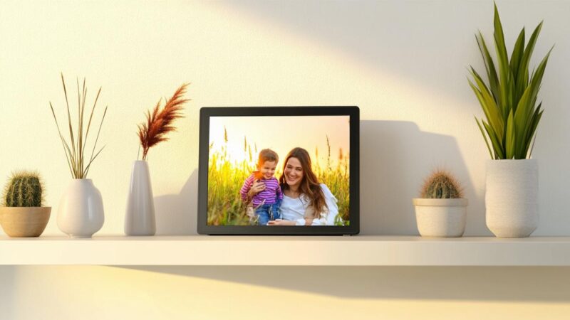 Cadres photo numériques : mettez en valeur vos souvenirs avec des modèles connectés